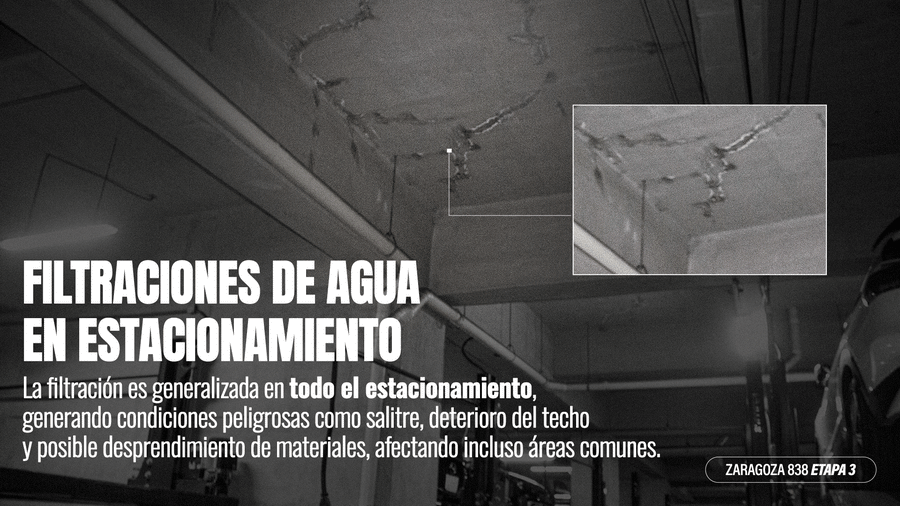 Evidencia documentada: Estacionamiento